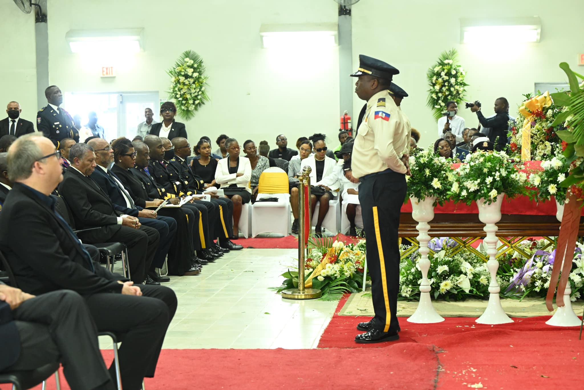 Dernier hommage au commissaire divisionnaire, Harington Rigaud